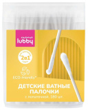 Lubby Ватные палочки с лопаточкой, 180 штук