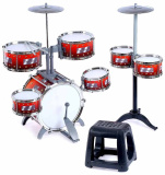 Барабанная установка "Настоящий барабанщик", со стульчиком