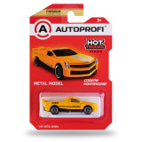 Машинка коллекционная 1:64, Серия HOT TRUCKS, TRU-002, жёлтый, 1/64/128