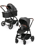(Т) Коляска 2в1 Bambini Moretti Selena (Grey)