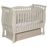 Антел Детская кроватка Luiza 3 / цвет слоновая кость