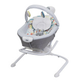 Graco качели детские swing duet sway w/rocker patchwork / цвет серый