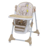 Polini kids Стульчик для кормления Disney baby 470 / цвет Макиато, Медвежонок Винни и его друзья