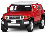 Автопанорама Инерционная металлическая машинка Toyota FJ Cruiser / цвет красный