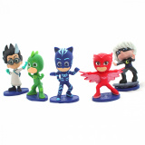 Игровой набор "Герои в Масках" PJ Masks / 5 шт / 8 см