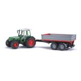Bruder Трактор Fendt 209 S с прицепом