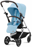 Cybex Прогулочная коляска Eezy S Twist+ 2 SLV / цвет Beach Blue (голубой)