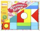 Alatoys Конструктор деревянный "Городок", 23 элемента