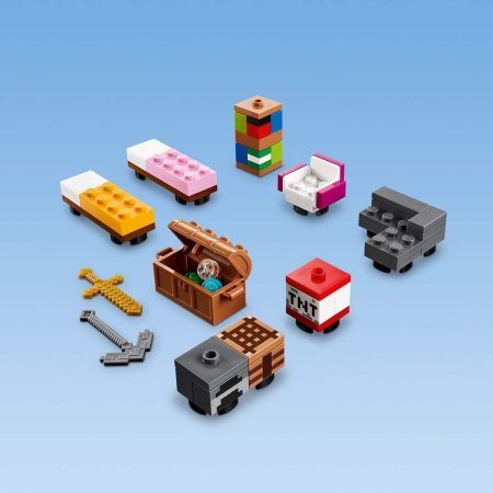 LEGO Minecraft Конструктор "Современный домик на дереве", 909 деталей