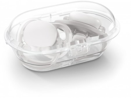 Avent Пустышка ultra air ночная с футляром для хранения и стерилизации, 0–6 мес 2 шт / цвет голубой