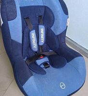 Infinity INF Детское автомобильное кресло группа 0+/вес 0-18кг./цвет сине голубой