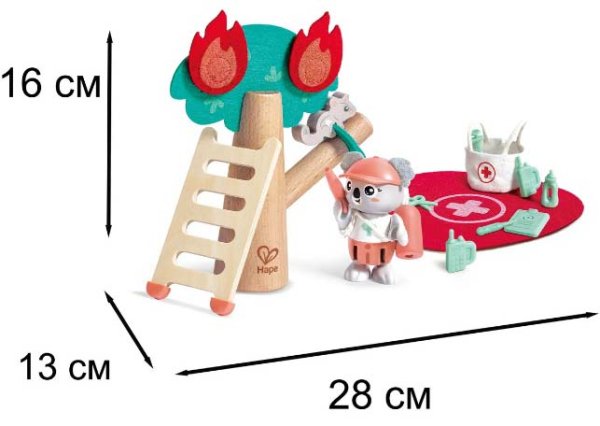 Hape Игровой набор "Пожарная команда"