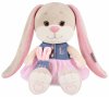 Maxitoys Мягкая игрушка Jack&Lin, Зайка Лин в сине-розовом платье, 20 см