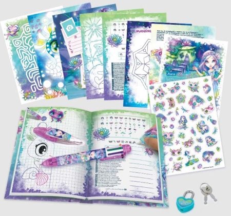 Nebulous Stars Канцелярский набор с личным дневником для хранения секретов Серия Nenuphia