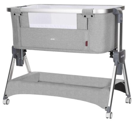 CRL-16402 Кроватка CARRELLO Aria 2в1  (Silver Grey)