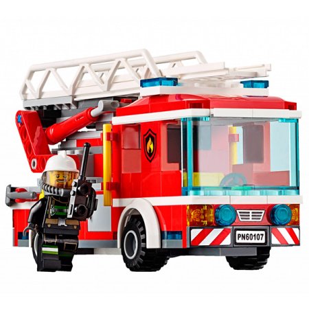 Lego Конструктор Город Пожарный автомобиль с лестницей