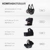 (Т) Коляска 3в1 Bambini Moretti Travel  (Black)