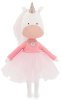 Orange Toys Мягкая игрушка Единорог Дафни с сердцем, 30 см