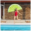 Bestway Матрас для плавания Tropical Lime 43246 / цвет зеленый