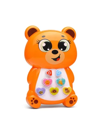 Умка музыкальный мультиплеер "Мишка" 30+ песен, фраз и звуков.в кор.