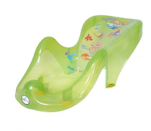Tega Горка детская для ванночки "Aqua" / цвет прозрачно-зеленый для купания младенца