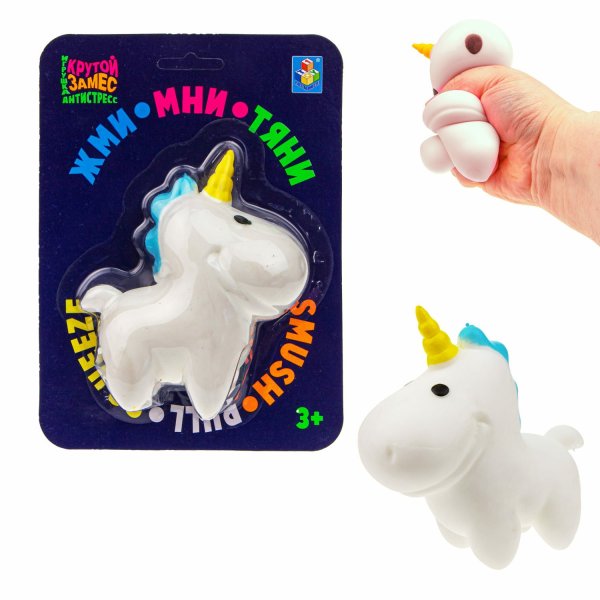 1Toy Игрушка-антистресс Крутой замес Единорог / цвет в ассортименте