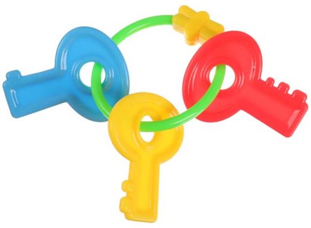 Крошка Я Погремушка «Ключики яркие»