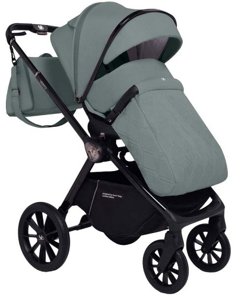 Sweet Baby Коляска 2 в 1 Vento / цвет Green (мятный)
