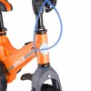 Maxiscoo Детский двухколесный велосипед Делюкс плюс 14", серия "Space" (2021), цвет / оранжевый