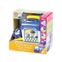 PlayGo Игровой набор Полицейский участок с машинкой					