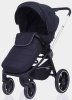 MowBaby Коляска 2 в 1 Zoom PU / цвет Silver Black (черный, рама серебро)