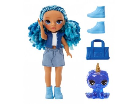  Рейнбоу Хай Кукла Littles Сапфир 15 см голубая с аксессуарами RAINBOW HIGH