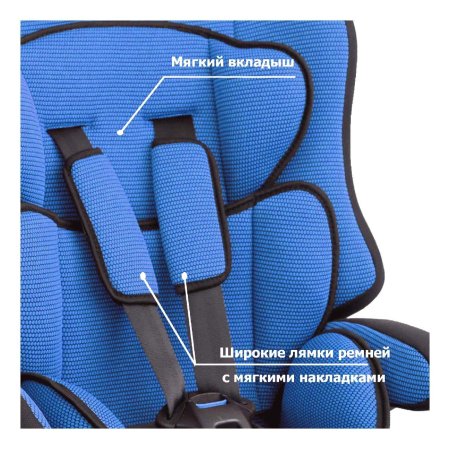 Siger Автокресло Трансформер Прайм, 9-36 кг / цвет Синий