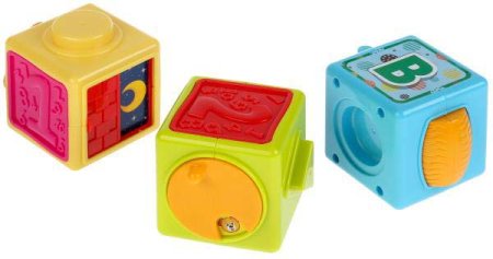 Умка Развивающие кубики, 3 штуки