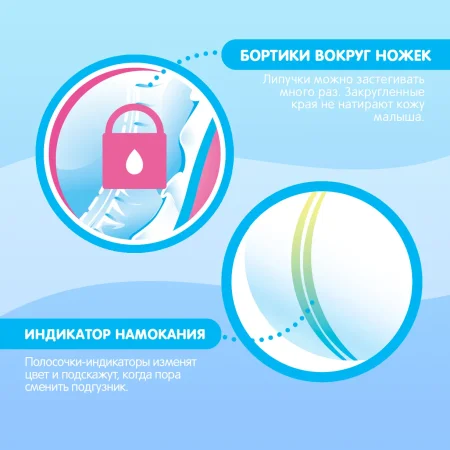 Трусики Joonies Premium Soft M (6-11 кг) 68 шт.