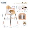 Pituso Стул для кормления Pituso Bonito / цвет Beige/Бежевый