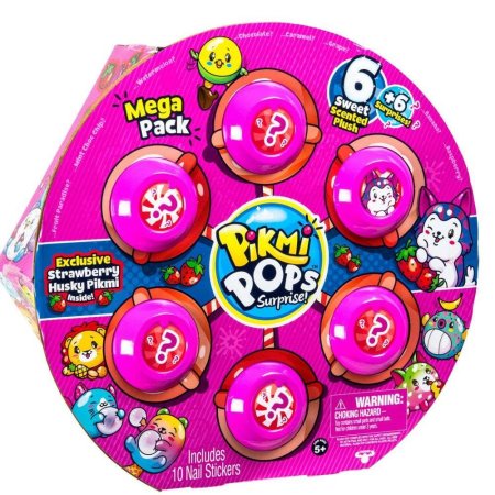 Мега набор с 6 героями Pikmi Pops (клубника S2)