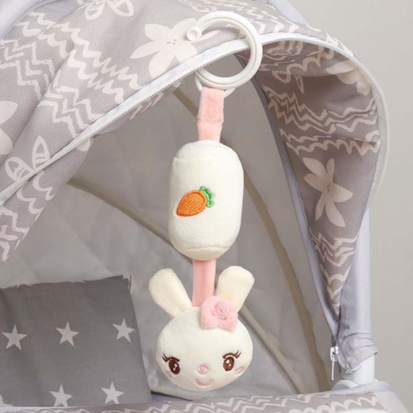 Крошка Я Подвеска- погремушка «Милая зайка»