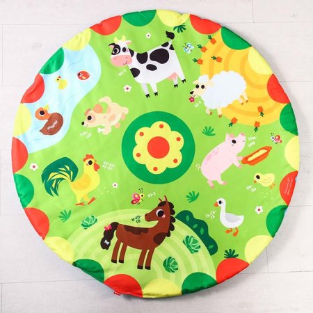 Крошка Я Развивающий коврик с дугами «Домашние зверята»