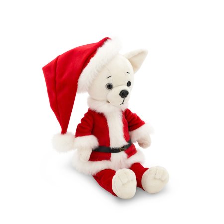 Orange Toys Мягкая игрушка Собачка Lucky Oscar: Санта /25 см