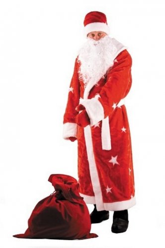 Карнавальный костюм/  Дед Мороз мех / размер 54-56 / рост 182 см