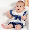 Mini born Комплект платье + трусики/ цвет Молочно-Синий