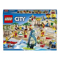 Lego Конструктор Город Отдых на пляже - жители Lego City