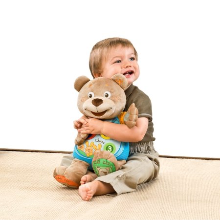 Chicco Интерактивная игрушка говорящий мишка Teddy / цвет коричневый