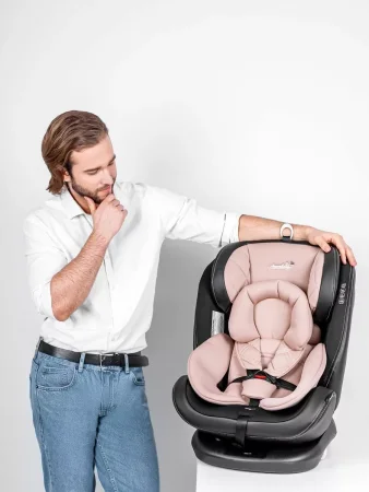 Amarobaby Автокресло детское ST-3 Isofix / цвет бежевый