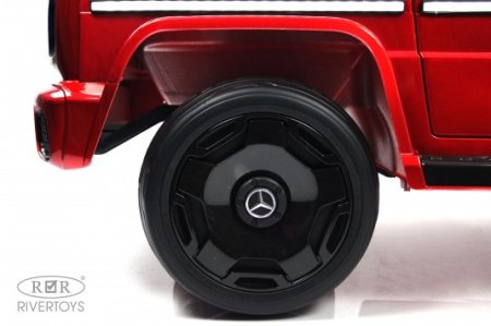 RiverToys Детский электромобиль Mercedes-Benz EQG (E222EE)  / цвет красный глянец