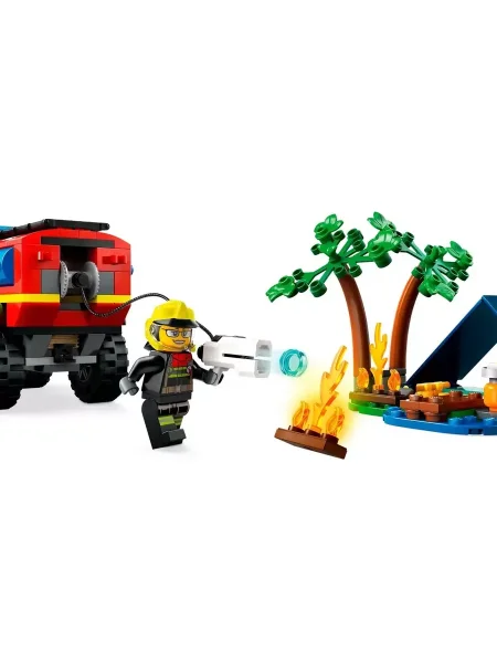 Конструктор LEGO City «Пожарная машина 4×4 со спасательной лодкой» 4x4 Fire Truck with Rescue Boat