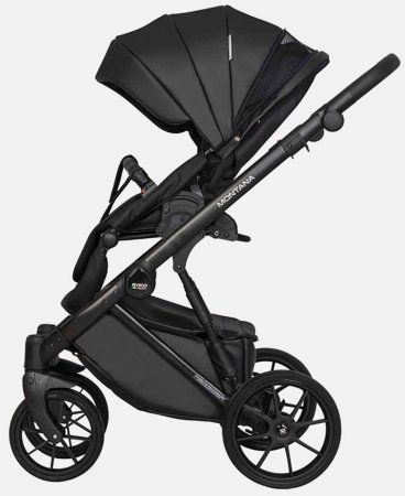 Riko Basic Коляска 2 в 1 Montana Ecco / цвет Black (черный)
