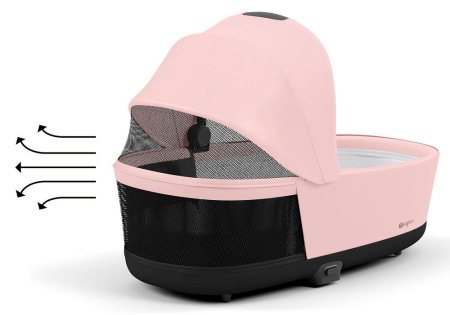 Коляска Cybex Priam IV Rosegold 2в1,+спаль.блок (Peach Pink)