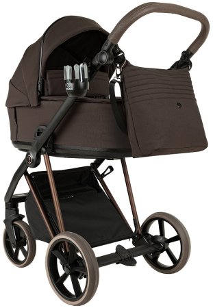 ROAN Коляска 2 в1 Sol Luxury короб+прогул (Turkish Coffe/Bronze/руч.Capp/к.Capp)